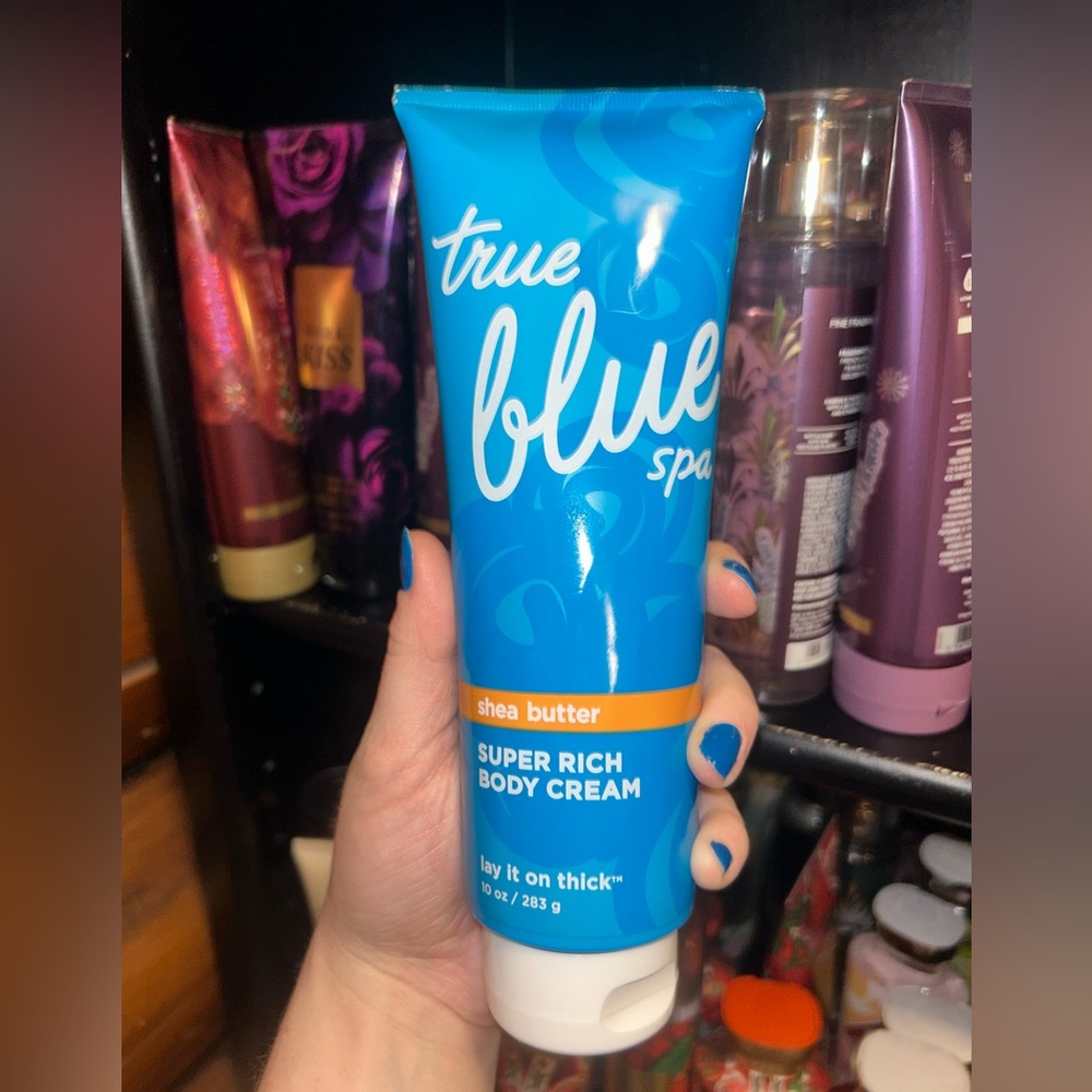 Bath and Body Works True Blue Spa Lay It On Thick Cream Rare